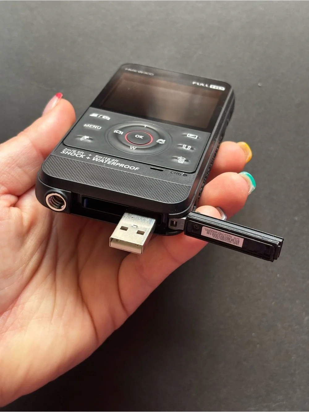 Samsung HMX-W300 Waterproof Full HD Pocket Camcorder | Open Box